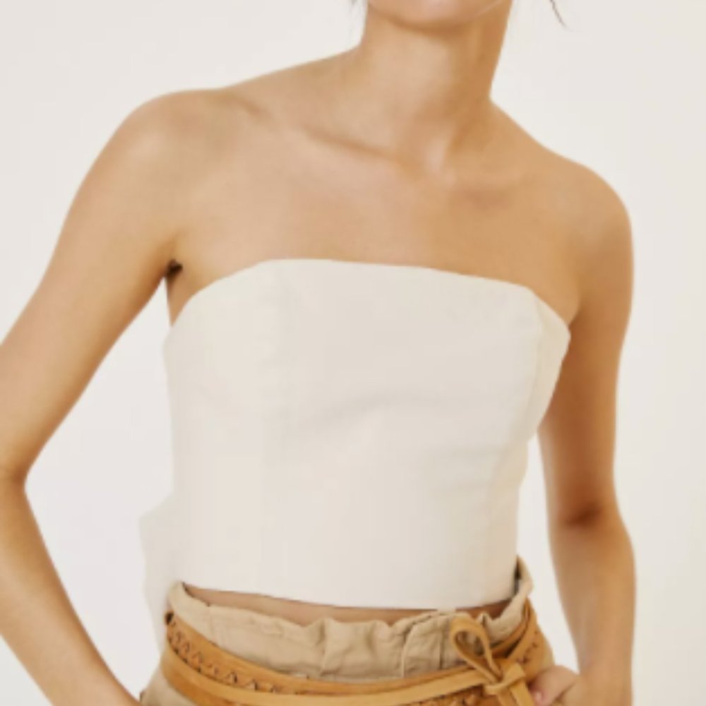 Hutch Bowtie Strapless Top